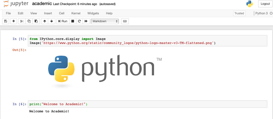 Display Jupyter Notebooks with Academic